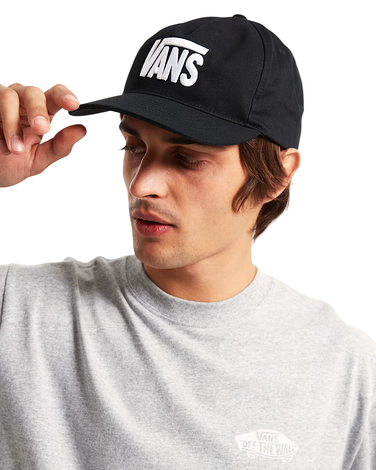 Stretch Logo Snapback - Black
