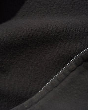 Stretch Zip-Thru Hood - Washed Black