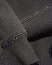 Stretch Zip-Thru Hood - Washed Black