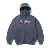 Stretch Zip-Thru Hood - Washed Navy