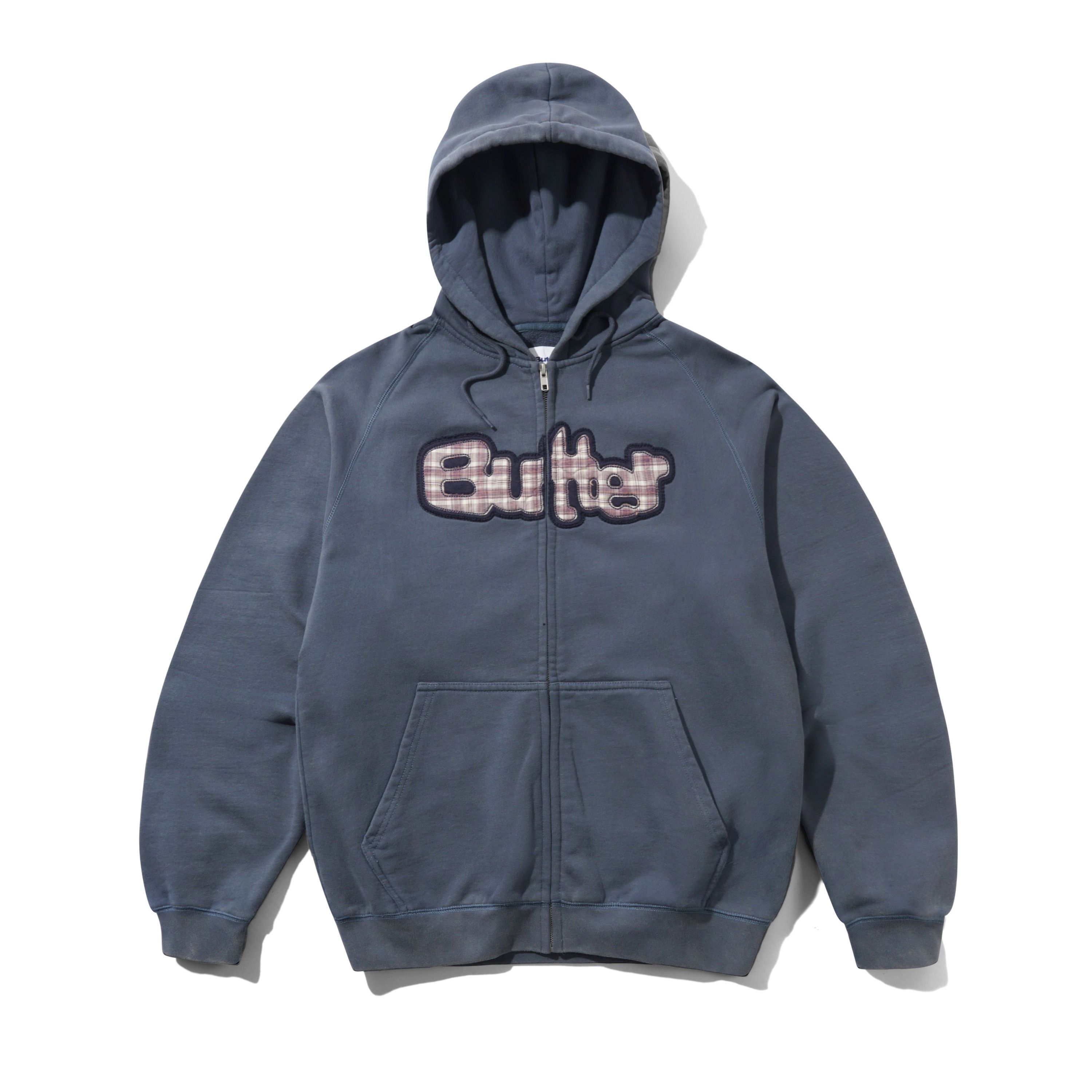 Stretch Zip-Thru Hood - Washed Navy