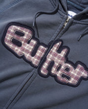 Stretch Zip-Thru Hood - Washed Navy
