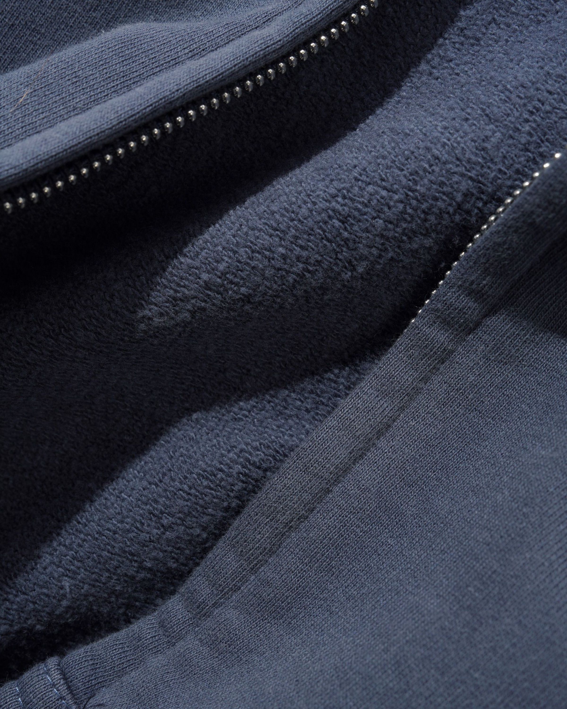 Stretch Zip-Thru Hood - Washed Navy
