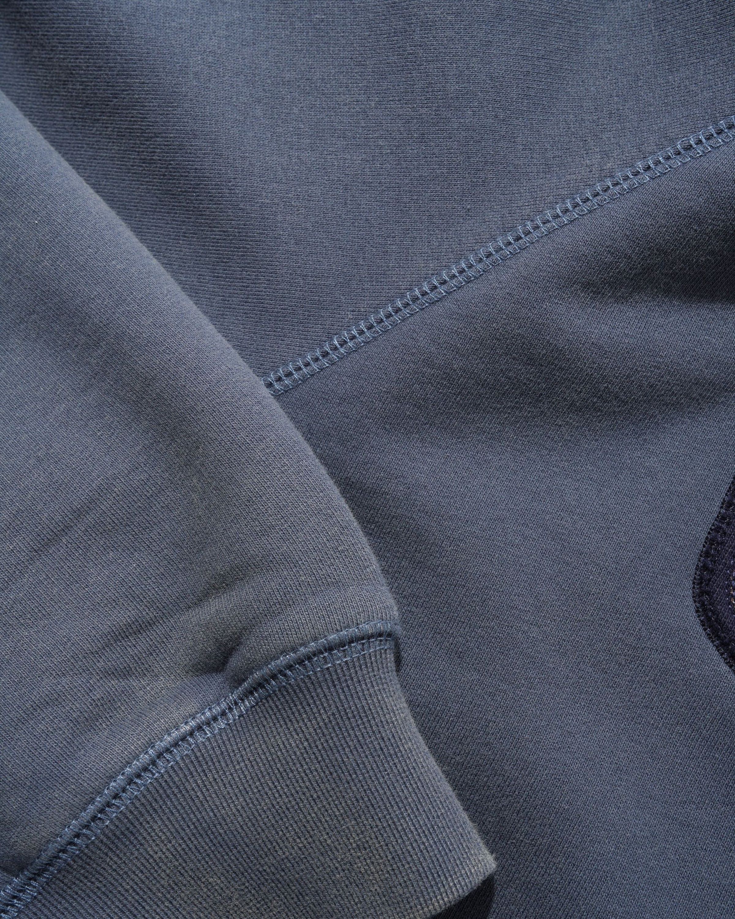 Stretch Zip-Thru Hood - Washed Navy