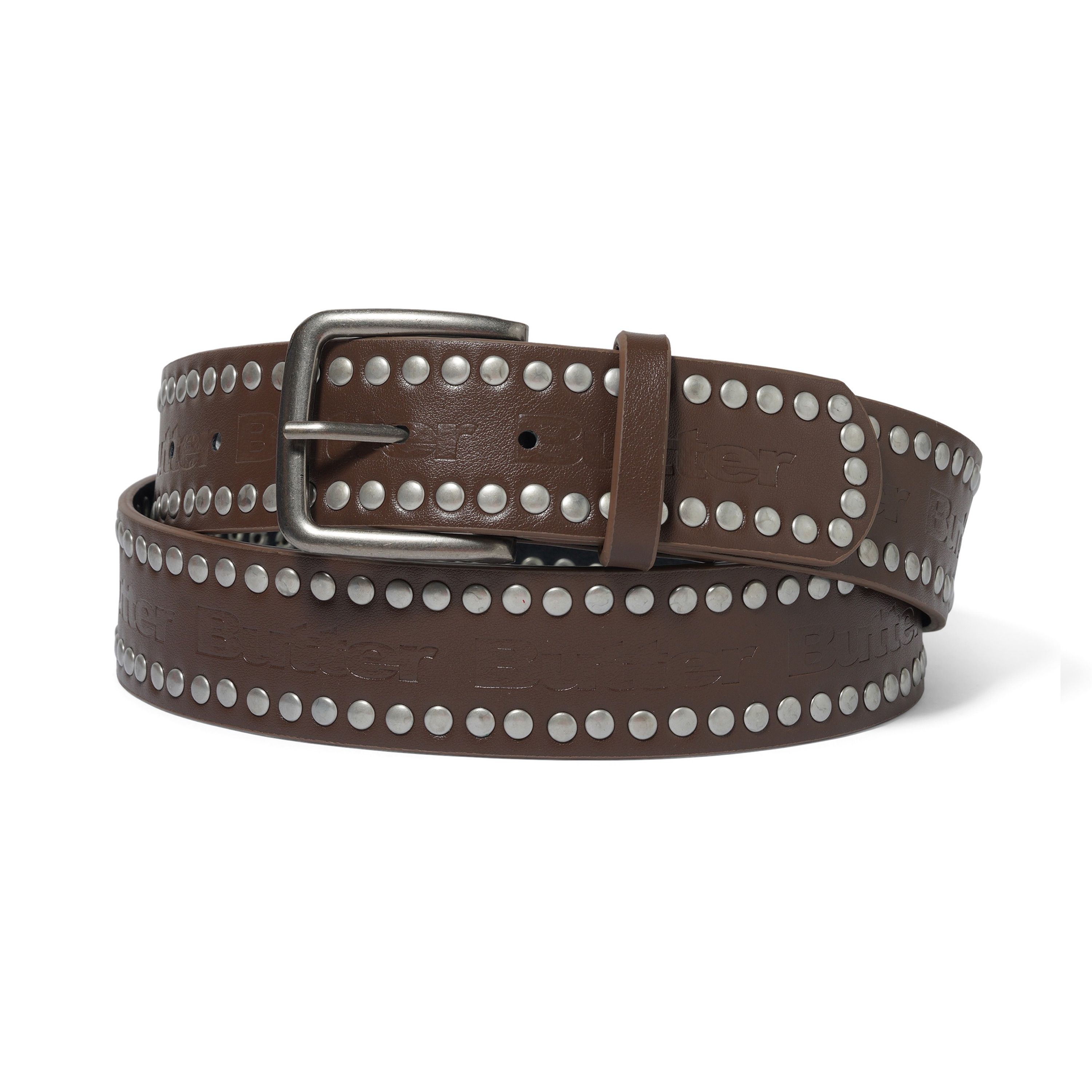Studded Belt - Brown