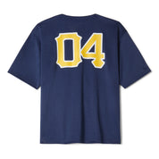 The Brixton Mesh Baseball Jersey - Washed Navy