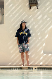 The Brixton Mesh Baseball Jersey - Washed Navy