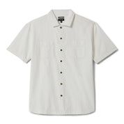 Vintage Woven Shirt - Off White Jacquard Stripe