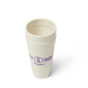 HUF x Three 6 Mafia Ceramic Double Cup - White