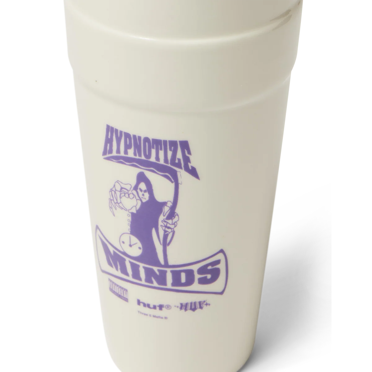 HUF x Three 6 Mafia Ceramic Double Cup - White