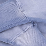 Sweat à capuche court zippé - Lavande délavée