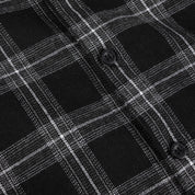 Plaid Flannel Shirt - Black