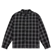 Plaid Flannel Shirt - Black