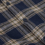 Plaid Flannel Shirt - Navy
