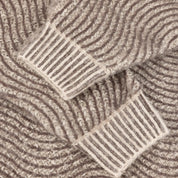 Mohair Wave Knit - Camel