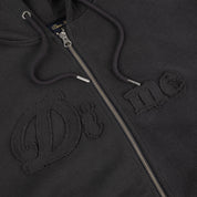 Reverse French Terry Zip Hoodie - Vintage Black