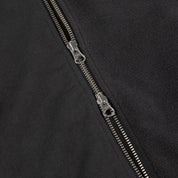 Reverse French Terry Zip Hoodie - Vintage Black