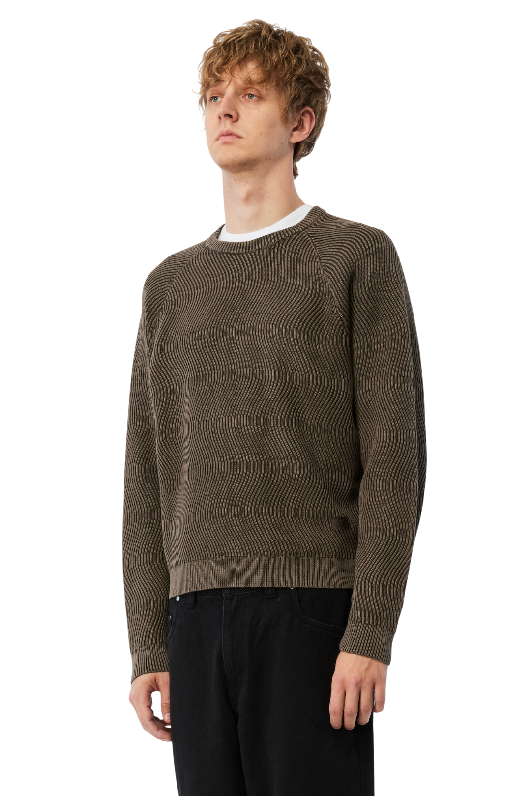 Wave Chandail Tricoté - Marron