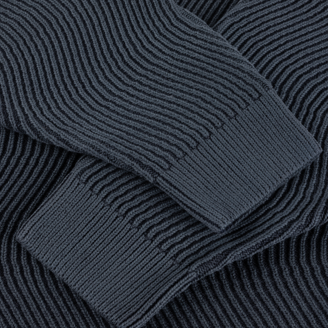 Chandail Tricoté Wave - Marine