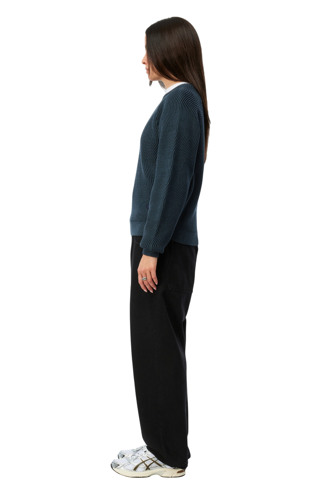 Chandail Tricoté Wave - Marine