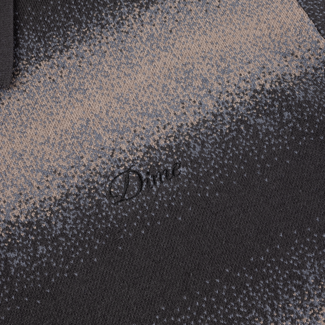 Rugby Rayé Tricoté - Charbon Multicolore