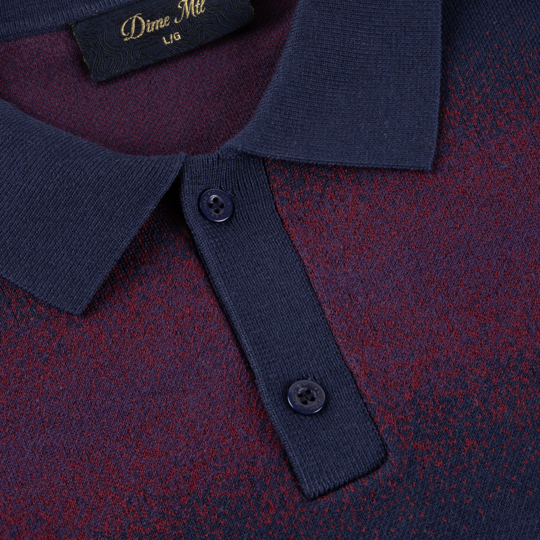 Rugby Rayé Tricoté - Marine Multicolore