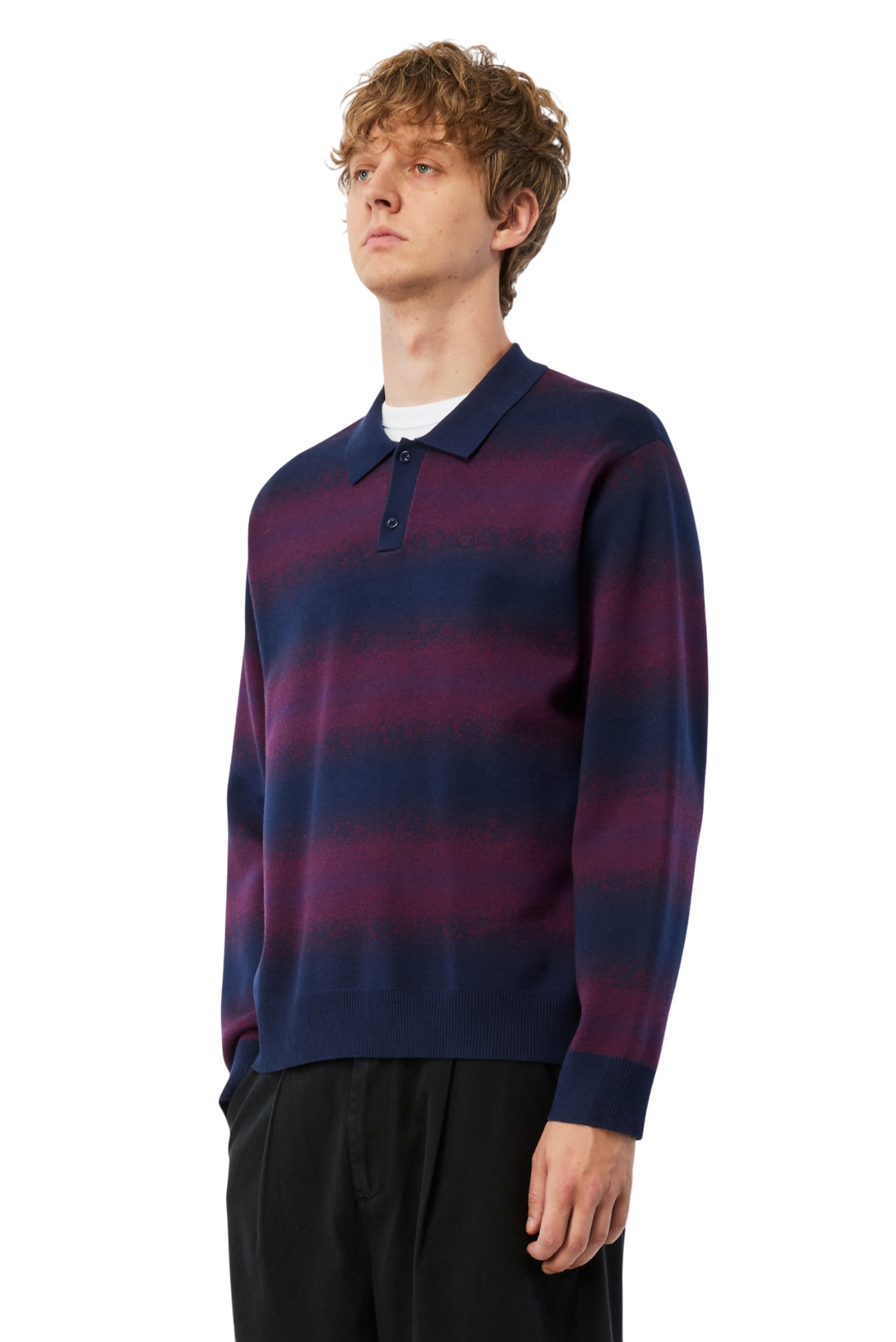 Rugby Rayé Tricoté - Marine Multicolore