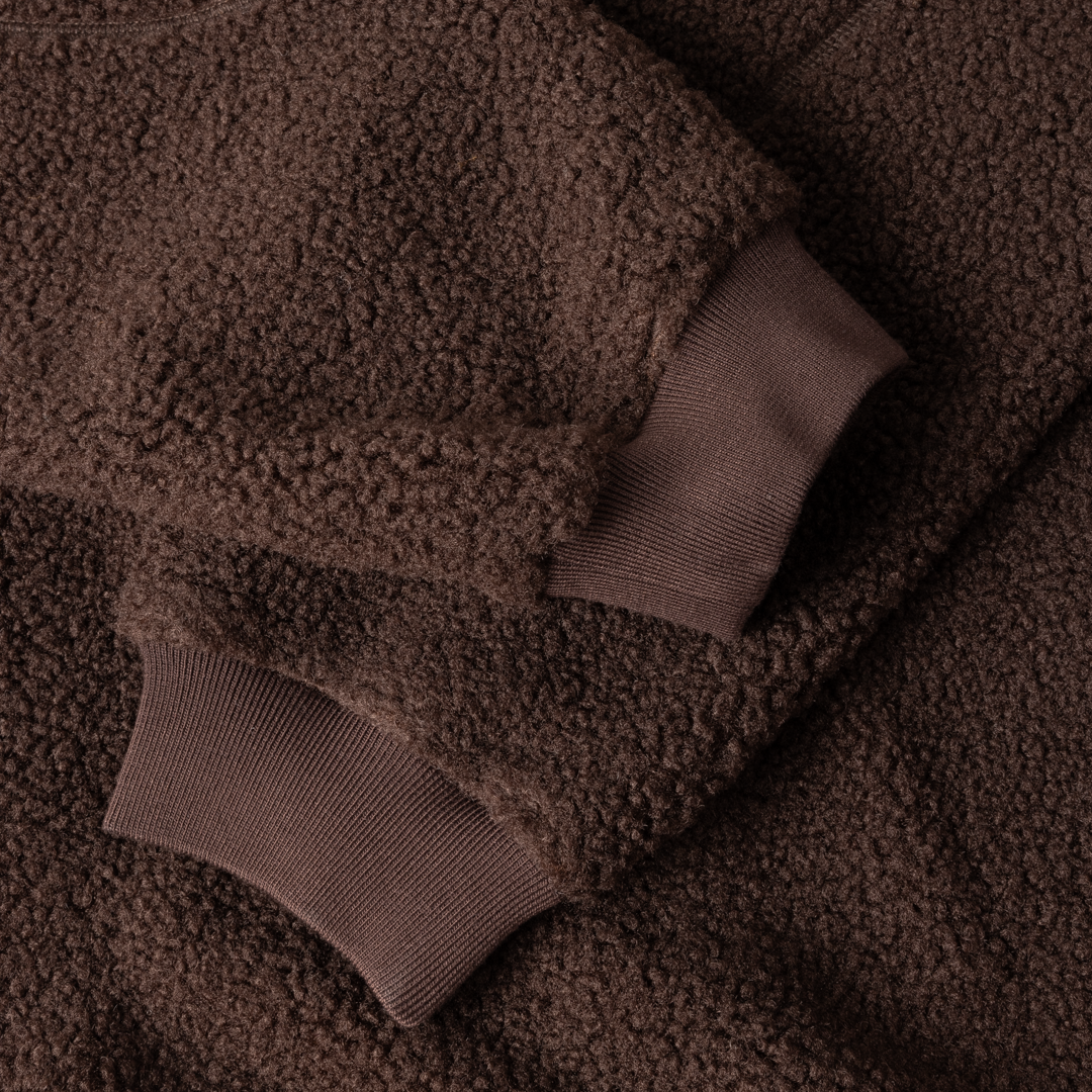 Veste Sherpa Zippée - Marron