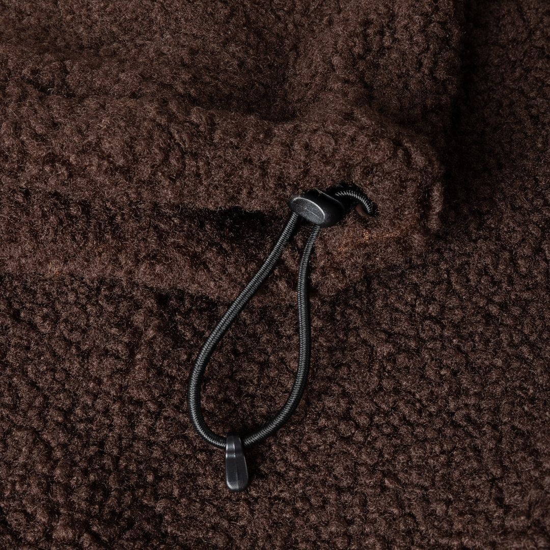 Veste Sherpa Zippée - Marron