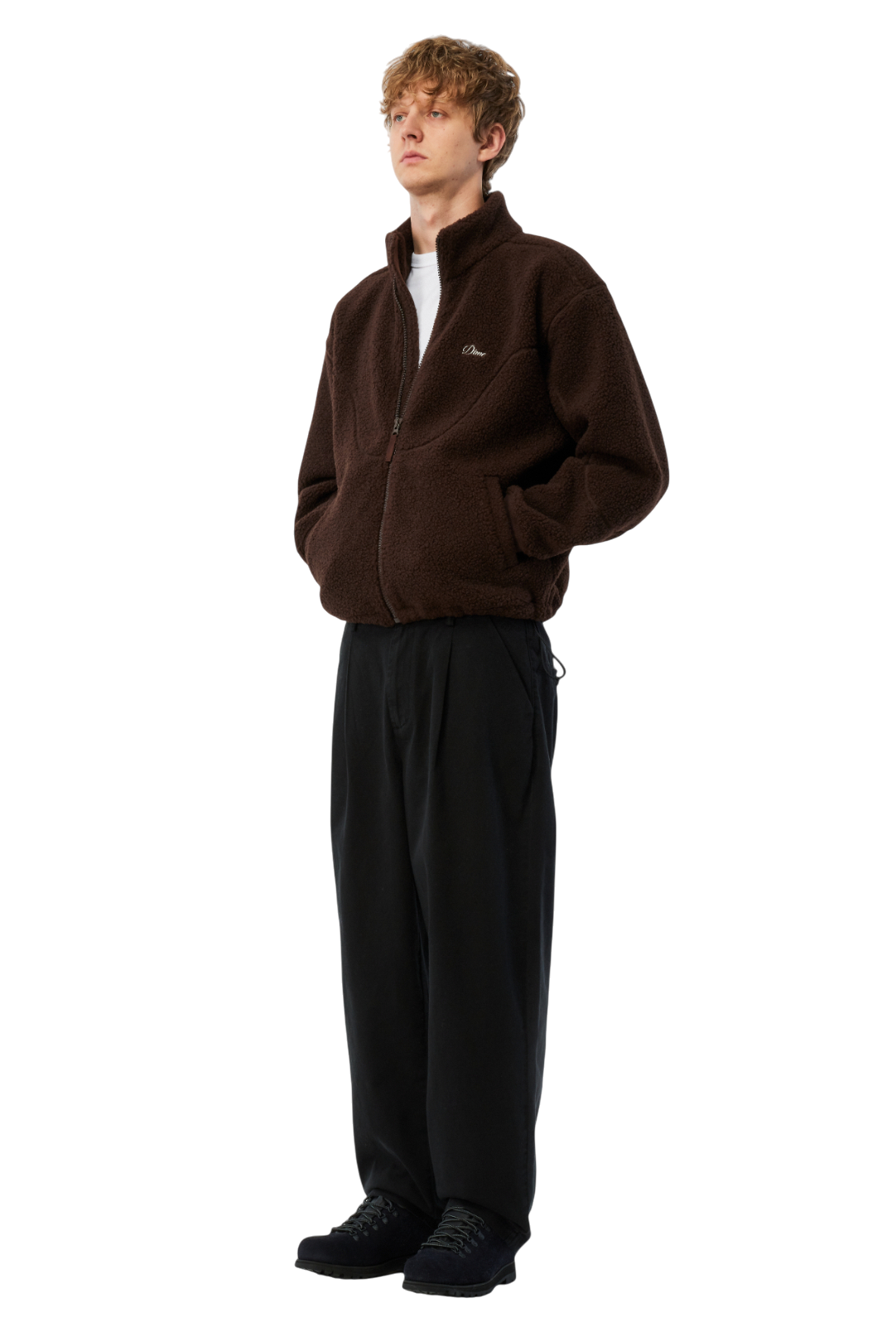 Veste Sherpa Zippée - Marron