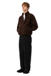 Veste Sherpa Zippée - Marron