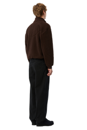 Veste Sherpa Zippée - Marron