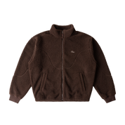 Veste Sherpa Zippée - Marron