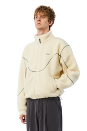 Veste Sherpa Polaire Zippée - Crème