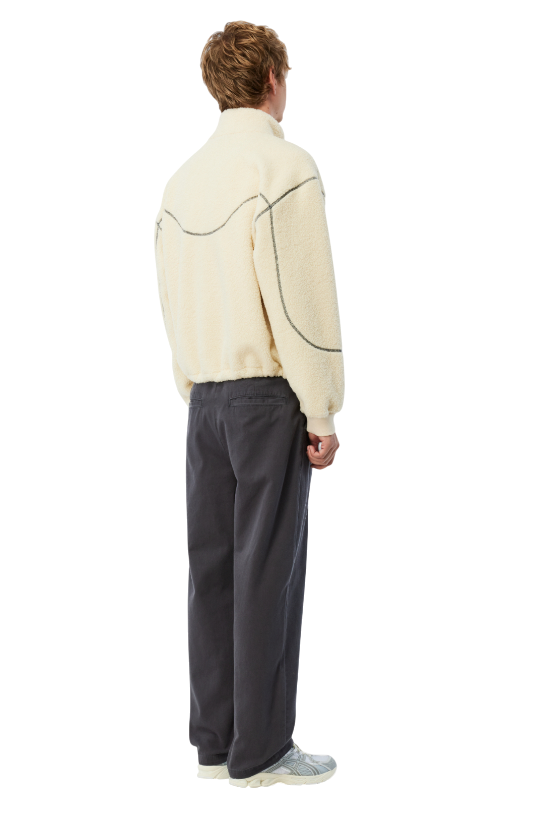 Veste Sherpa Polaire Zippée - Crème