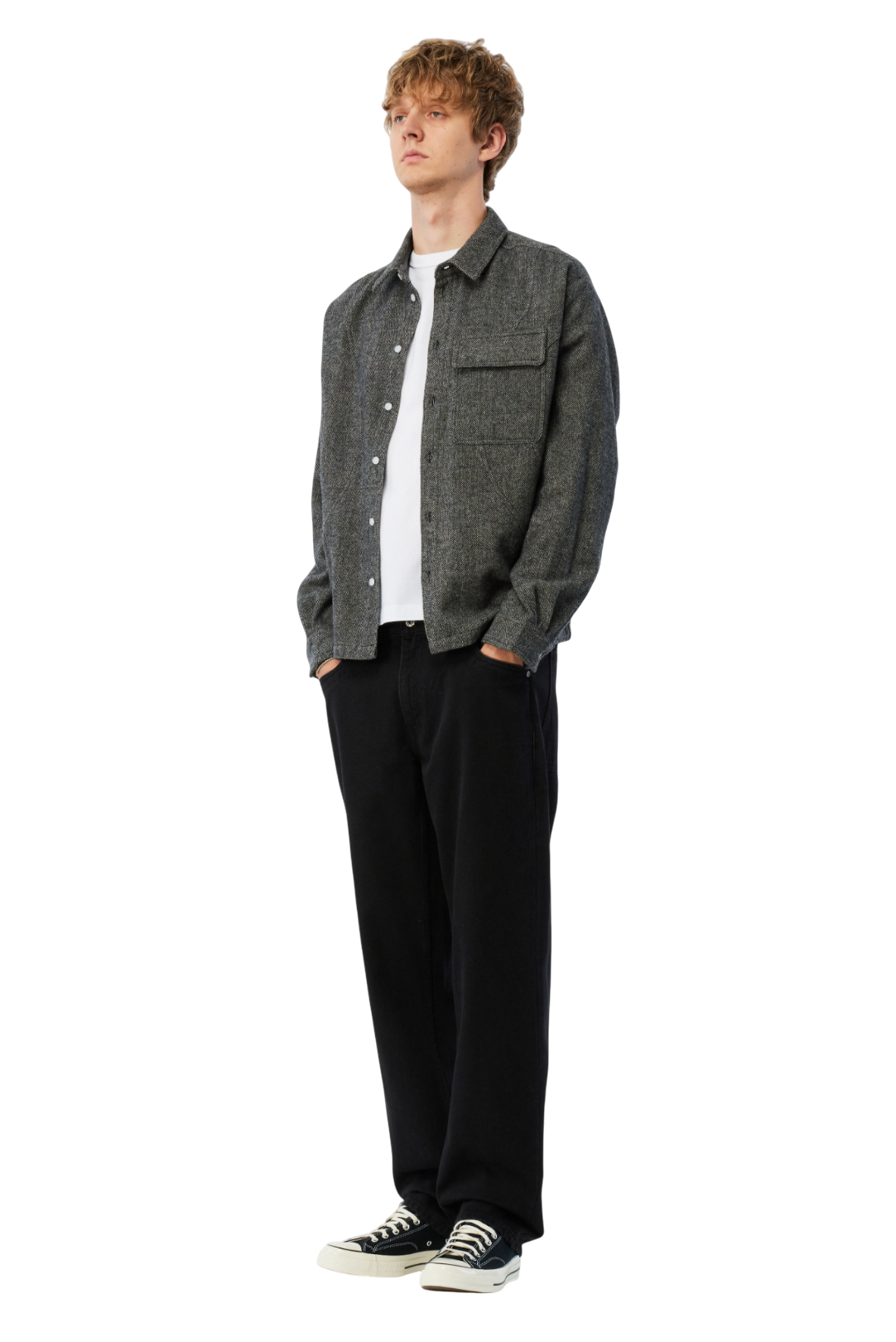 Wool Overshirt - Silver