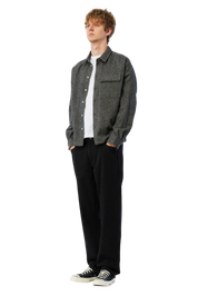 Wool Overshirt - Silver