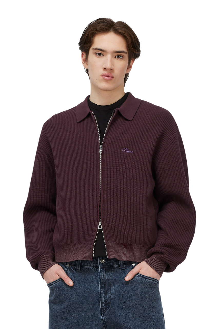 Dime Double Zip Knit - Wine – Palm Isle Skateshop Dime Double Zip Knit - Wine – Palm Isle Skateshop