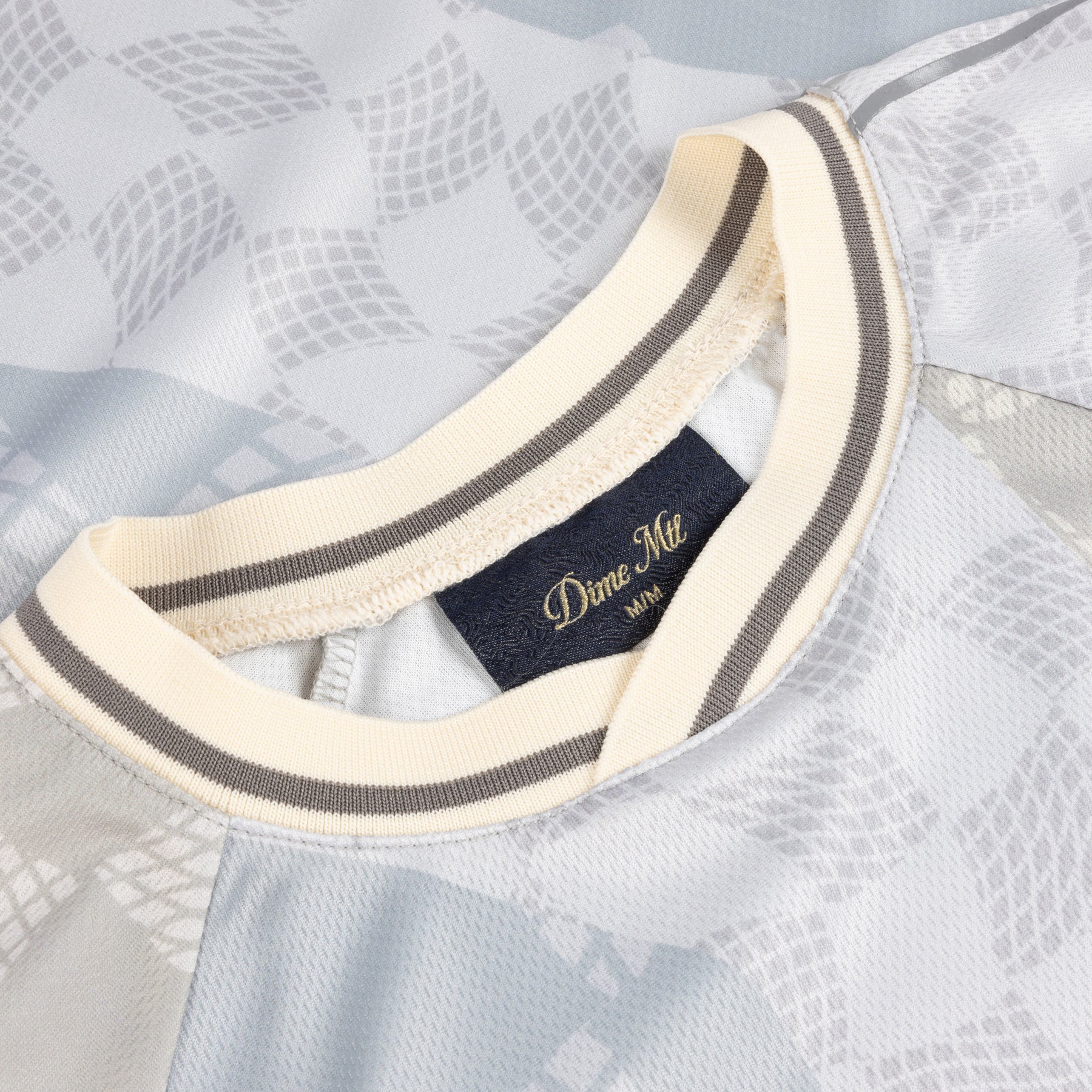 Checkered Home Jersey - Crème