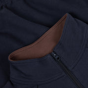 Classic Terry Quarter Zip - Navy