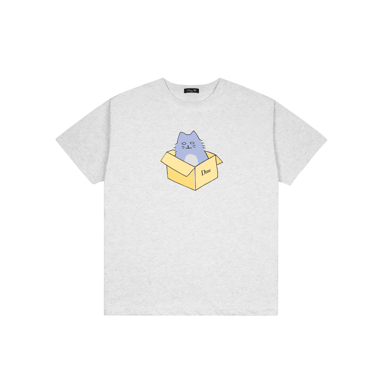 T-Shirt Box Logo - Gris Cendré