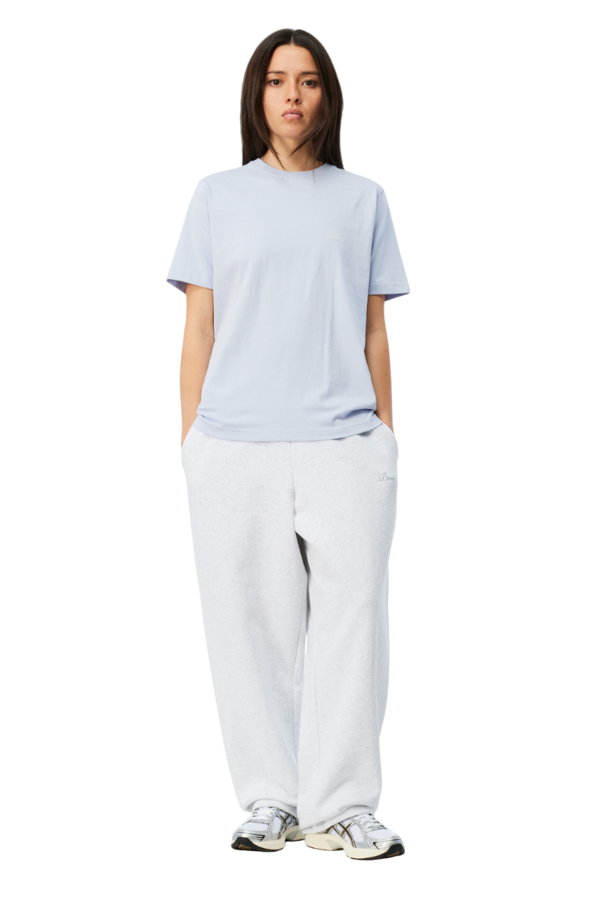 Cursive Small Logo T-Shirt - Gris Lavande