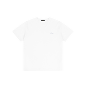 Cursive Small Logo T‑Shirt - Blanc