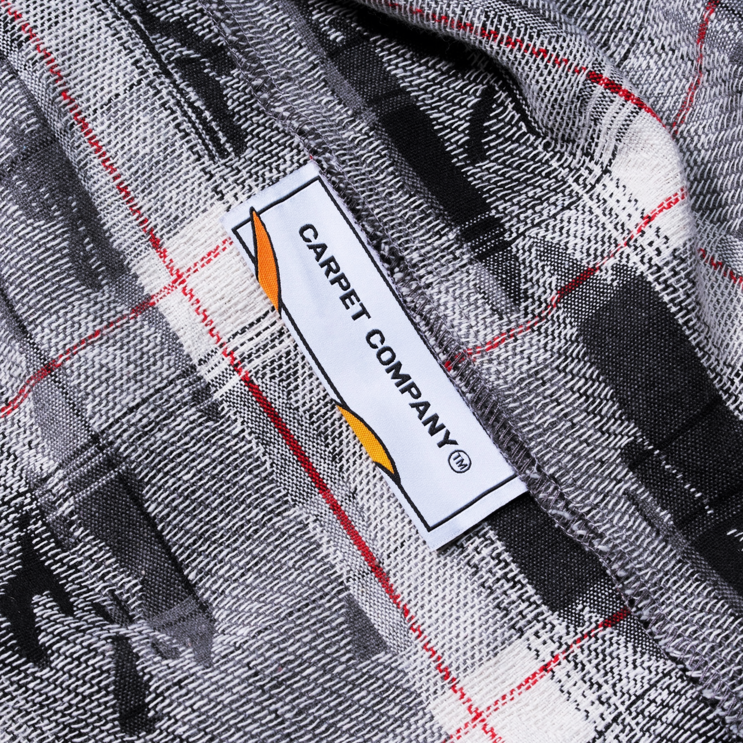 【CARPET COMPANY】 TETHERED FLANNEL Black Carpet Company Tattered Flannel - Black – Palm Isle Skateshop