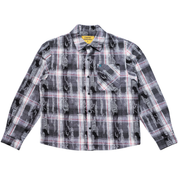 Tattered Flannel - Black