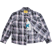 Tattered Flannel - Black