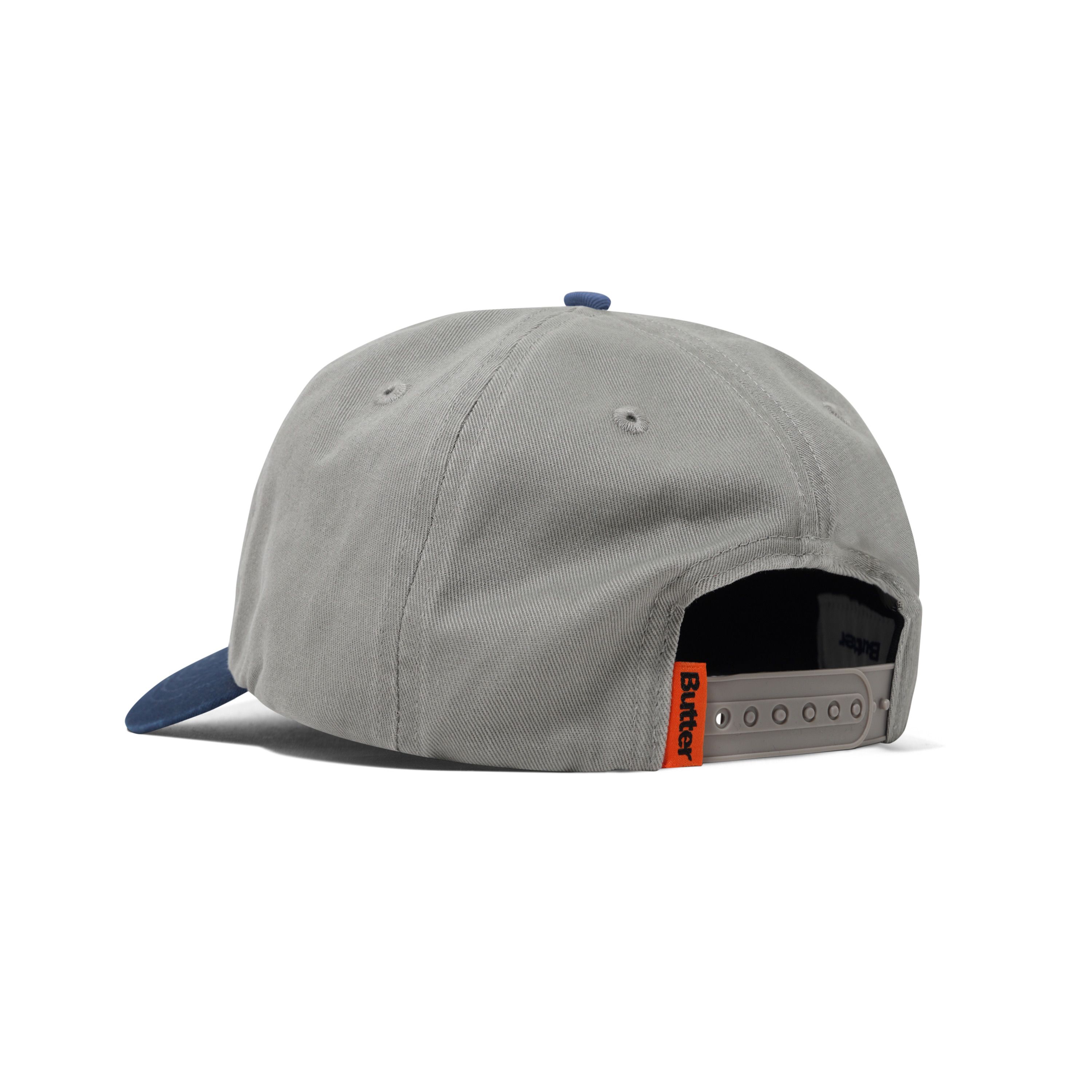 Tide 5 Panel Cap - Washed Grey/Navy