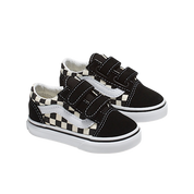 Toddler Old Skool V - Checkerboard Black/White