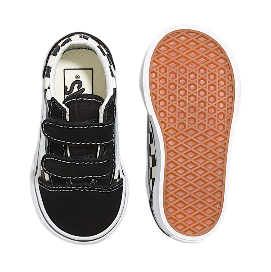 Toddler Old Skool V - Checkerboard Black/White