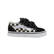Toddler Old Skool V - Checkerboard Black/White